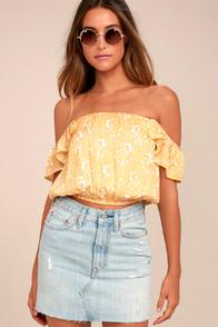 Levi's Deconstructed Light Wash Denim Mini Skirt