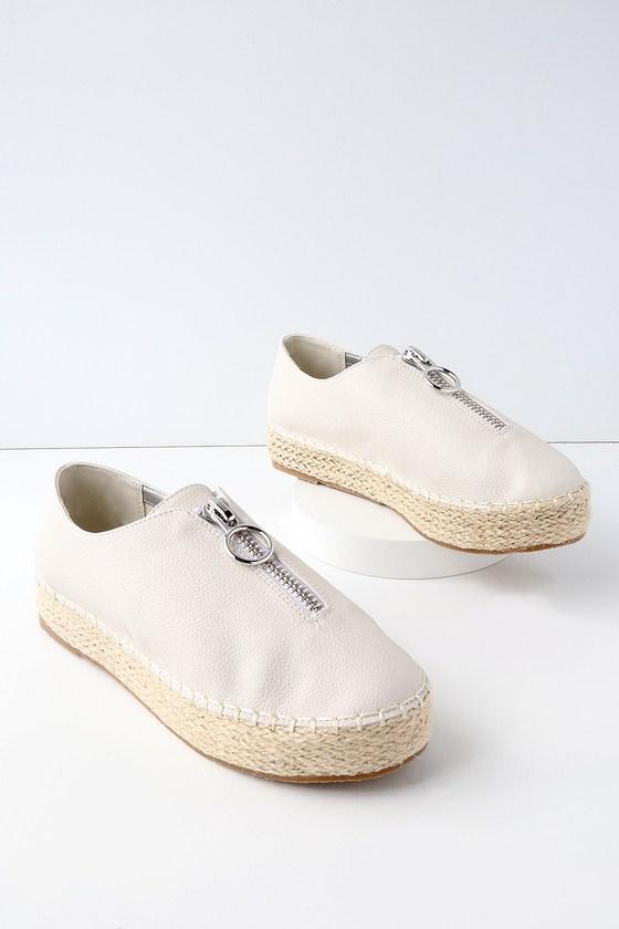 Coconuts Mighty Fine White Flatform Espadrille Sneakers | Lulus