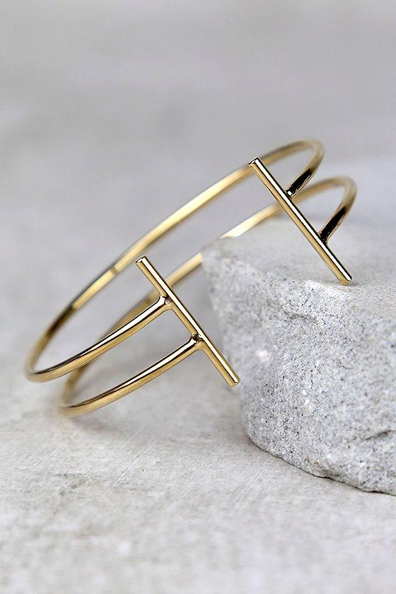 First Instinct Gold Cuff | Lulus