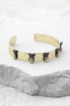 Lulus Tropical Treasures Gold Cuff Bracelet