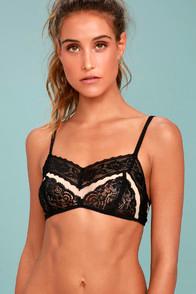 Dress Forum My Little Secret Black Lace Bralette