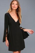 The Fifth Label | Jeanne Black Long Sleeve Dress | Size Small | Lulus