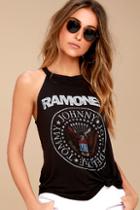 Daydreamer Ramones Black Tank Top