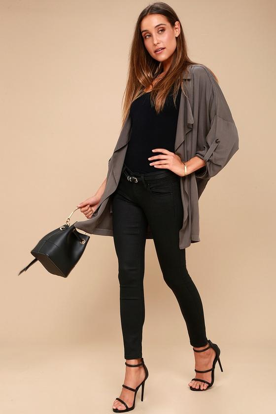 Eunina | Mica Black Skinny Jeans | Size 9 | Lulus