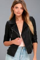 Veracci | Like A Renegade Black Vegan Leather Moto Jacket | Size Large | 100% Polyester | Vegan Friendly | Lulus