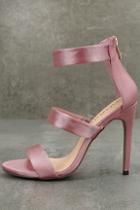 Liliana Bellanca Dusty Pink Ankle Strap Heels