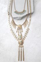 Lulus Sundial Gold Layered Necklace