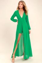 Lulus Gone With The Whirlwind Green Romper