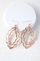 Cantoria Rose Gold Earrings | Lulus