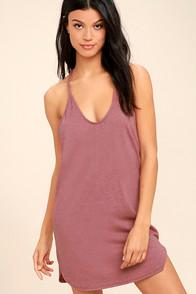 Lulus Thrilled To Bits Mauve Dress