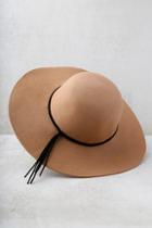 Lulus Dear Dreamer Light Brown Floppy Wool Hat