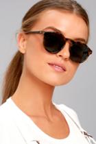 Le Specs | Cubanos Tortoise And Black Sunglasses | 100% Uv Protection | Lulus