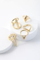 Lulus | Lindau Gold Ring Set