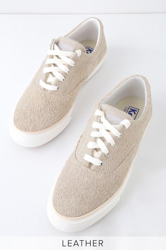 Keds Anchor Hairy Pink Suede Leather Sneakers | Lulus