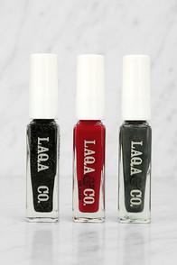 Laqa & Co. Nail Polish Threefer Gift Box