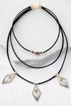 Lulus | Antique Allure Gold And Black Layered Choker Necklace | Vegan Friendly