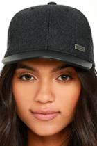 Rvca Buffalo Charcoal Grey And Black Baseball Cap