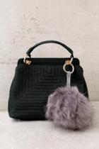 Lulus Think I'm In Love Teal Blue Quilted Handbag