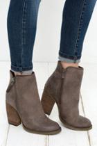 Sbicca Percussion Taupe High Heel Booties