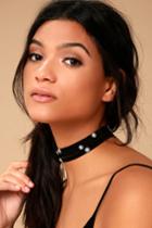 Lulus | Ceremonious Silver And Black Layered Choker Necklace | Vegan Friendly