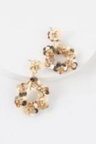 Quassia Gold Sequin Round Earrings | Lulus