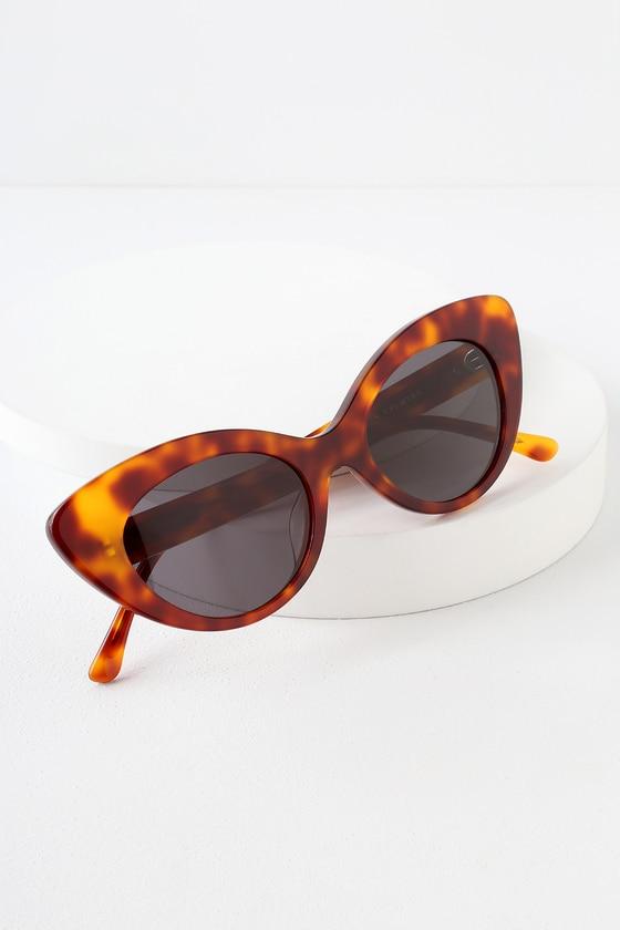 Crap Eyewear The Wild Gift Havana Tortoise Cat-eye Sunglasses | Lulus