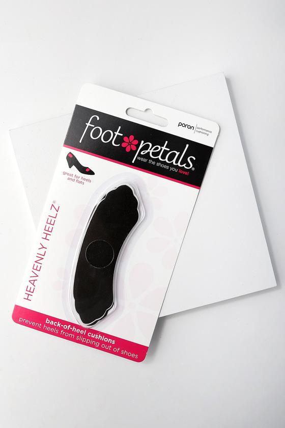 Foot Petals | Heavenly Heelz Black Back-of-heel Cushions | Lulus