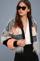 On The Road On The Road | Tokyo Multi Faux Fur Cropped Jacket | Lulus
