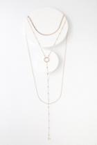 So Grateful Rose Gold Rhinestone Layered Necklace | Lulus