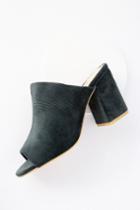 Sbicca Access Forest Green Corduroy Peep-toe Mules | Lulus