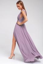 Heavenly Hues Dusty Purple Maxi Dress | Lulus