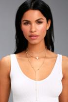 Lulus | More Than Ever Gold And Pearl Layered Necklace