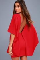 Best Is Yet To Come Red Backless Dress | Lulus
