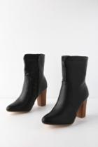 Dolores Black High Heel Mid-calf Boots | Lulus