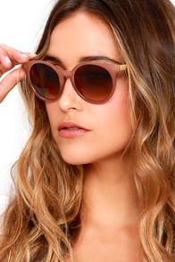 Lulus Totally Chill Brown Sunglasses