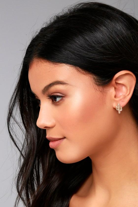 Lulus | Prickly Pair Gold Earrings