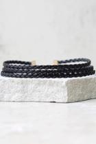 Lulus Braid For You Black Choker Necklace