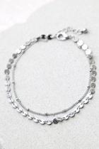 Lulus Escape To Sun Silver Anklet