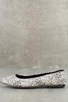 Mia | Kandace White And Black Dot Suede Pointed Flats | Size 6 | Vegan Friendly | Lulus