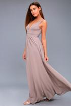 Leading Role Taupe Maxi Dress | Lulus