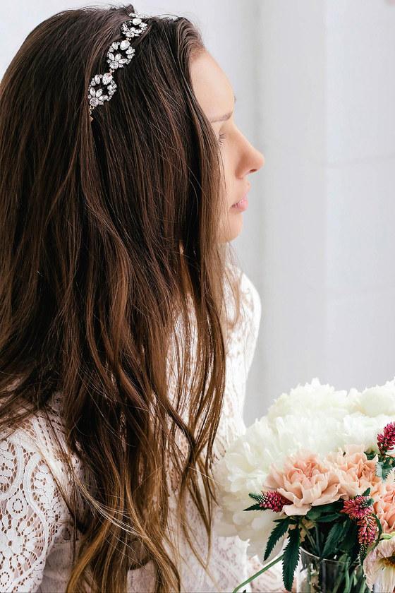 Love You Still Cream Rhinestone Headband | Lulus
