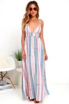 Lulus Maxin' Relaxin' Multi Print Maxi Dress