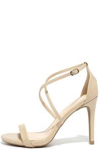 Wild Diva Lounge Elegant Night Natural High Heel Sandals