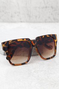 Perverse Buh Bye Paparazzi Tortoise Sunglasses