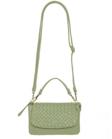 Making Weaves Mint Green Purse