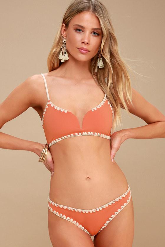 Koa Swim Sands Terra Cotta Reversible Bikini Bottom | Lulus