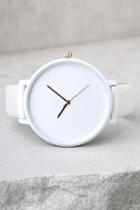 Lulus Make Good Time White Watch