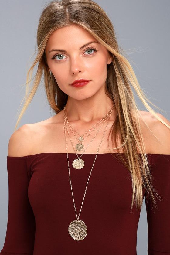 Lulus | Palermo Gold Layered Necklace