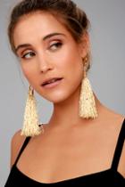 8 Other Reasons Luisa Gold Tassel Earrings