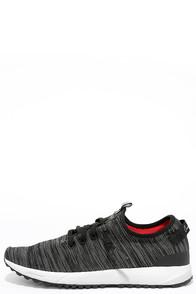 Coolway Tahali Black Knit Sneakers
